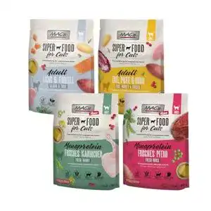 Mac’s Katzenfutter Trockenfutter Probierpaket 4 x 300g Getreidefrei