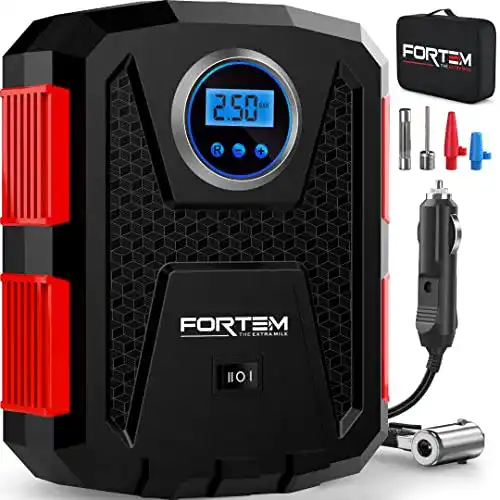 12V Kompressor Fortem Tragbarer Kompressor für Autoreifen