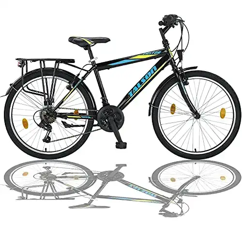 Herrenfahrrad Talson 24 Zoll mit 21-Gang Shimano und Beleuchtung