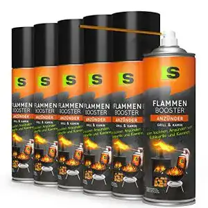 Grillanzünder Spraytive 6 x 500ml – Flammenbooster für Grill und Kamin
