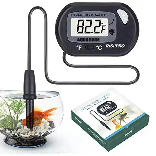 Digitales Aquariumthermometer von RISEPRO für präzise Temperaturmessung