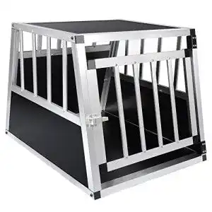 Hundetransportbox aus Aluminium von EUGAD für Hunde
