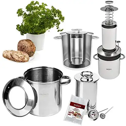 Schinkenkocher Browin Edelstahl Komplettset für 1,5 kg