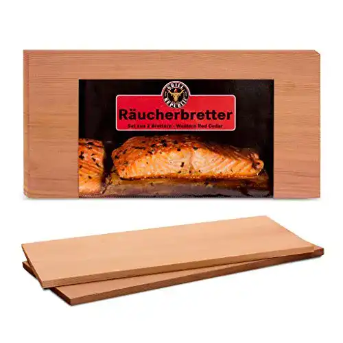 Räucherbrett von Grill Republic für Grillen mit Zedernholz