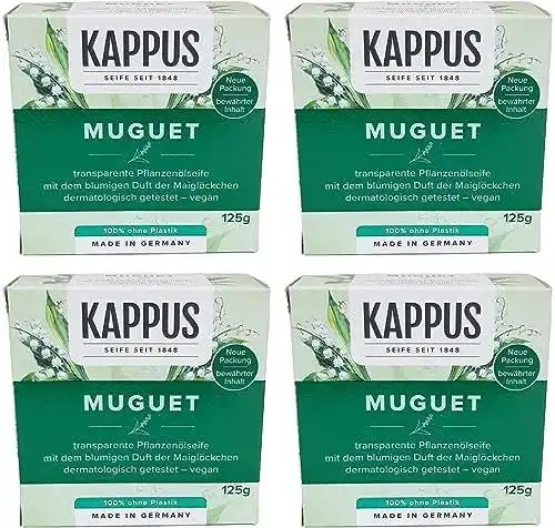 Kappus Kernseife Muguet 4er Pack 4 x 125 g