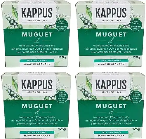 Kappus Kernseife Muguet 4er Pack 4 x 125 g