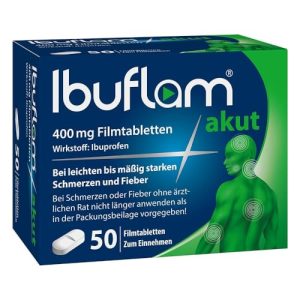 Kopfschmerztabletten Ibuprofen IBUFLAM akut 400 mg