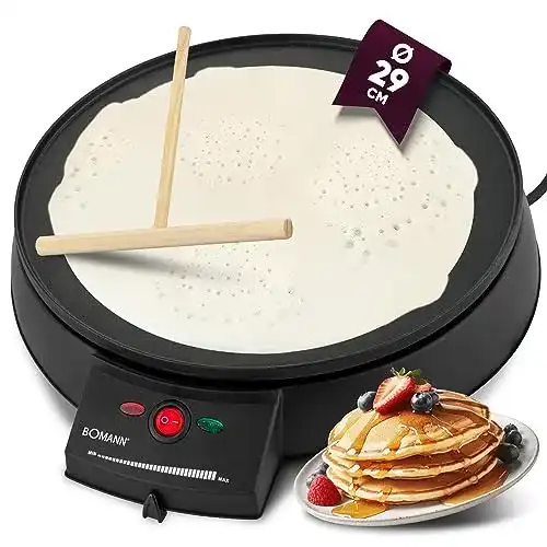 Crepes Maker Bomann für Crêpes mit 29 cm Durchmesser