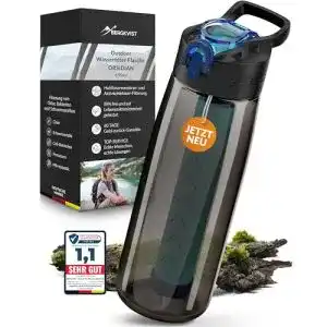 Trinkflasche mit Filter von Bergkvist für Outdoor-Aktivitäten