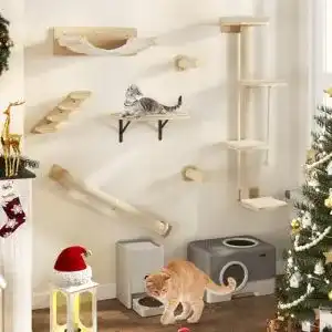 Katzen Kletterwand Yitahome 7-teiliges Set für Katzen