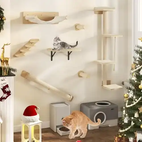 Katzen Kletterwand Yitahome 7-teiliges Set für Katzen