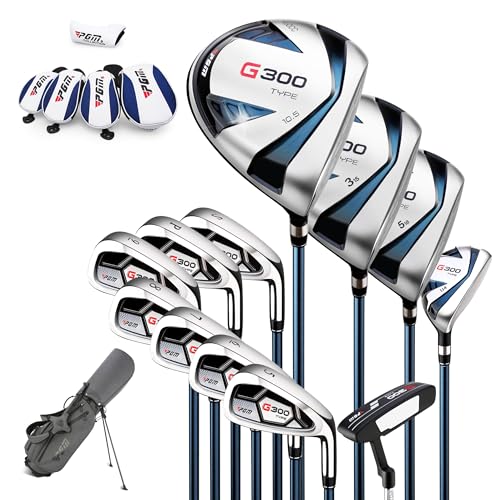 Golfschläger Set für Herren – 18-teiliges Komplettset mit Titan-Schlägern