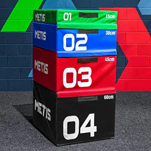 Plyo Box Set von METIS – Stapelbare Plyo Boxen für das Heimtraining