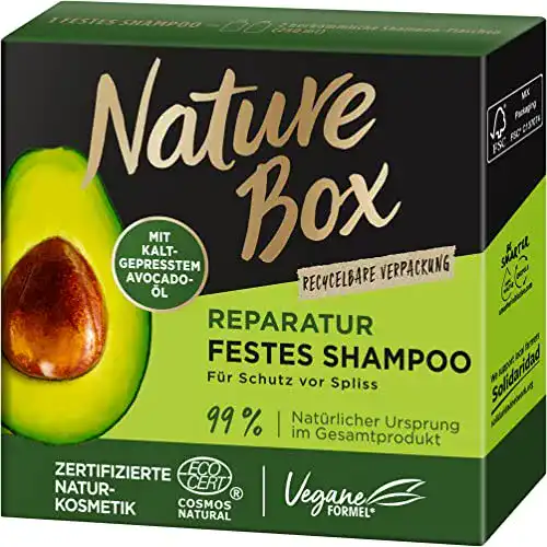 Haarseife Nature Box festes Shampoo Reparatur 85 g