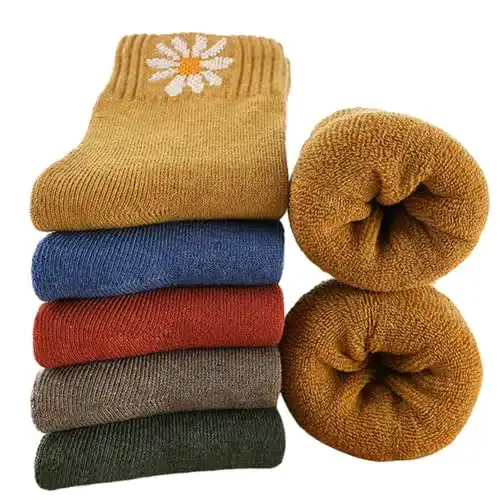Thermosocken Mosotech für Damen – 5 Paar warme Wintersocken