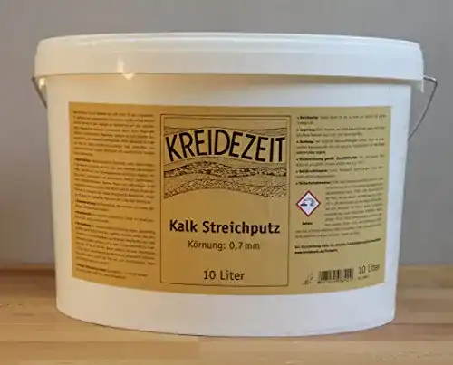 Rollputz Kreidezeit Kalk-Streichputz 0,7 mm 10 Liter in naturweiß