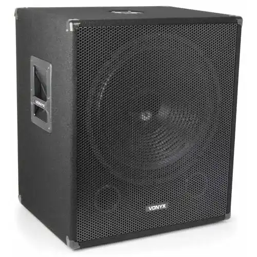 1000 Watt Vonyx SWA18 PA Subwoofer Aktiv mit 18 Zoll Tieftöner