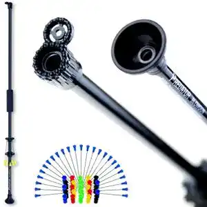 Blasrohr Predator 36 Zoll mit 25 Trainingsdarts und 25 Profi Pfeilen