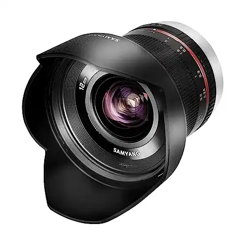 Samyang 12mm F2.0 APS-C Objektiv für Fuji X schwarz