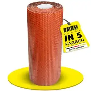 Kaminanschlussband BMD 3D in Ziegelrot RAL 8004, 300 mm x 5 m