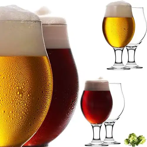 Biertulpe Platinux Biergläser Set 6-teilig 500ml (max. 560ml)