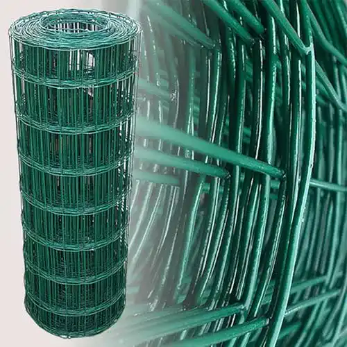 Gartenzaun Garmix 25m Grün Maschendrahtzaun 80cm Höhe