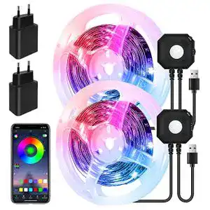 LED-Streifen mit Bewegungsmelder von Houhui – RGB Strip mit APP Steuerung