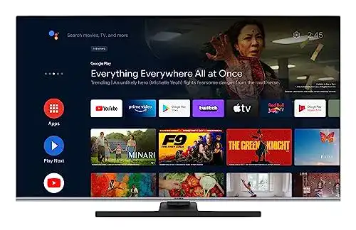 Telefunken 50 Zoll QLED Fernseher mit Android TV und 4K-Ultra-HD