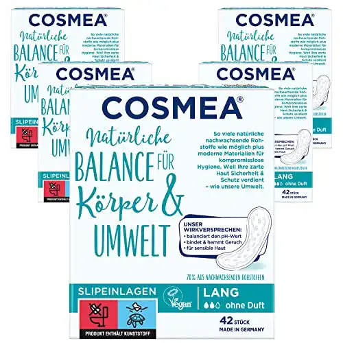 Cosmea Slipeinlagen mit pH-Wert-Balance im Vorteilspack (5er Pack)