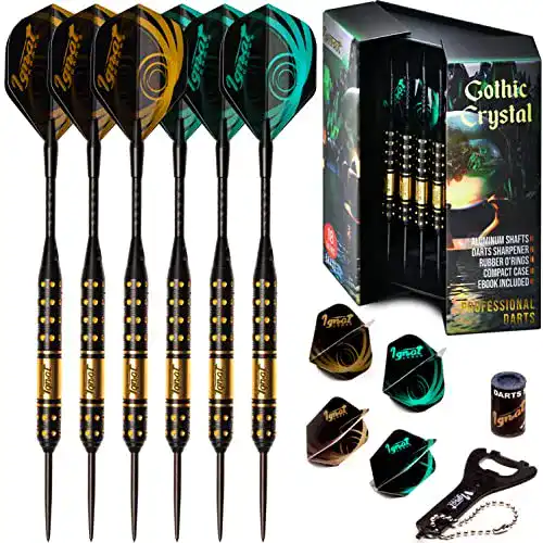 Dartpfeile IgnatGames Profi Metallspitze Darts Set