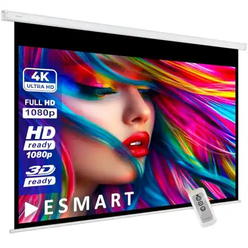 Motorleinwand ESMART Economy EXM mit 277 cm Bildbreite