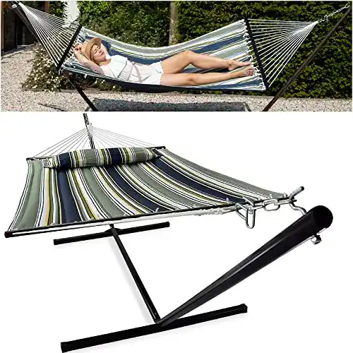 Hängematte mit Gestell VITA5 für Garten, Balkon und Pool