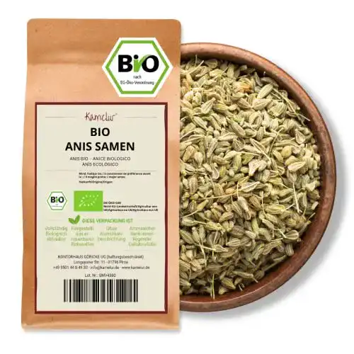 Anissamen Kamelur Bio Anis Ganz 500g aus biologischem Anbau