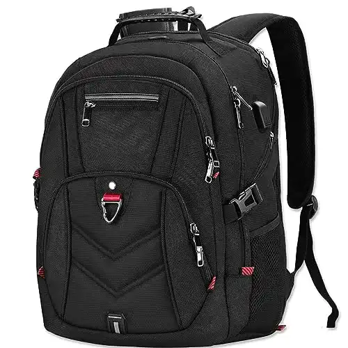 Laptop-Rucksack für Herren – 17 Zoll Business-Rucksack mit USB-Anschluss