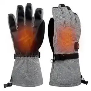 Beheizbare Handschuhe Aroma Season Modell Snow in Grau (Größe L/XL)