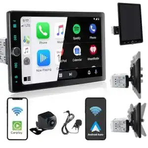 Autoradio 1 DIN mit 10,4 Zoll Bildschirm und CarPlay/Android Auto
