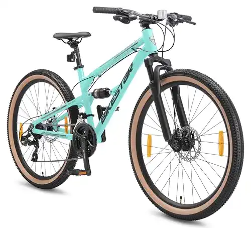 Bikestar Mountainbike Aluminium Fully mit Shimano 21 Gang Schaltung