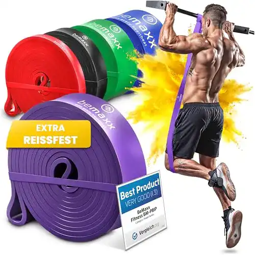 BeMaxx Fitnessband Pull Up Resistance Band für Klimmzüge und Training