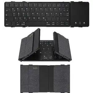 Faltbare Bluetooth-Tastatur Echaar mit Touchpad und tragbarem Design