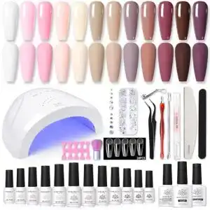 Shellac Starter Set von BORN PRETTY mit 47 Teilen für Gelnägel