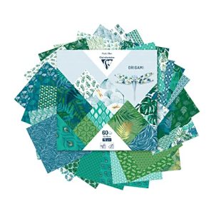 Origami-Papier Clairefontaine 95354C 60 Blatt, 15 x 15 cm