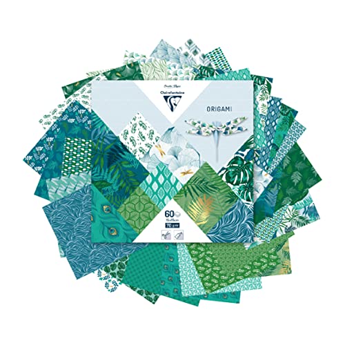 Origami-Papier Clairefontaine 95354C 60 Blatt, 15 x 15 cm