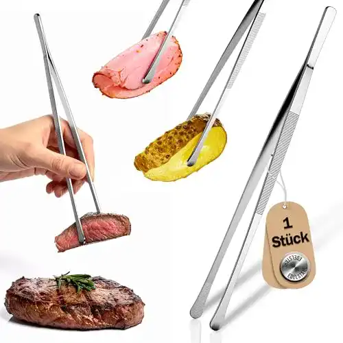 Kochpinzette Menz 32 cm aus Edelstahl, langlebig und stabil