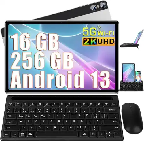 SEBBE 11 Zoll Tablet mit Tastatur und Android 13 2K Display