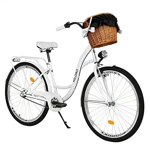 Citybike Milord 28 Zoll 3-Gang Komfortfahrrad mit Korb