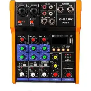 Mini Mischpult G-Mark Analog Mixer 4 Kanal für Audio Anwendungen