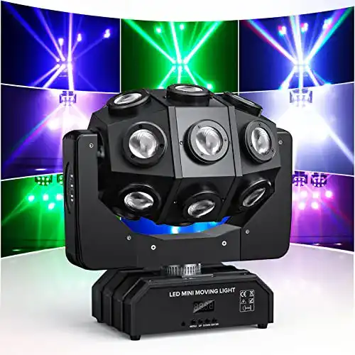 Moving Head WZYBUTA 180W LED Discolicht RGBW für Veranstaltungen