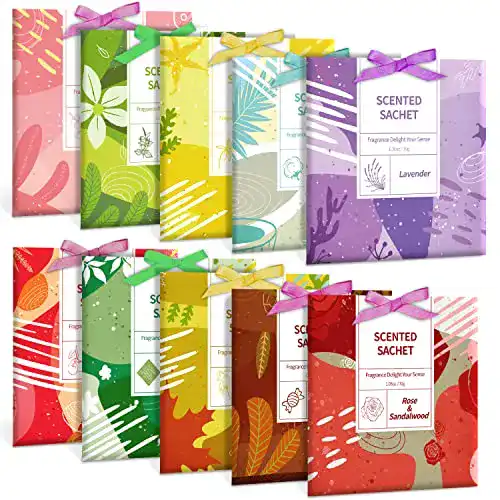 Scentorini Duftsachets für Kleiderschränke und Schubladen, 10 Stück