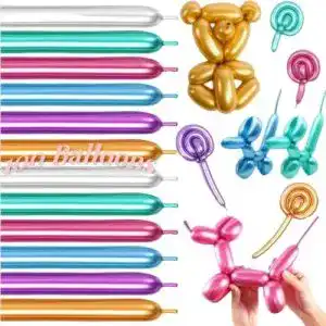 Modellierballons Boyigog 100 Stück 260Q zum Basteln und Gestalten