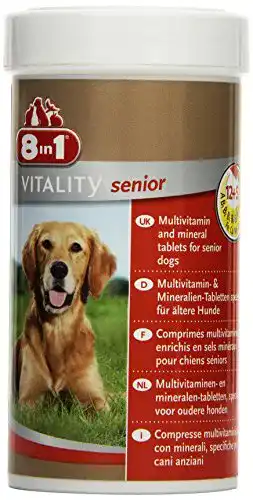 Hunde-Vitamine 8in1 Multivitamin Tabletten für Senioren